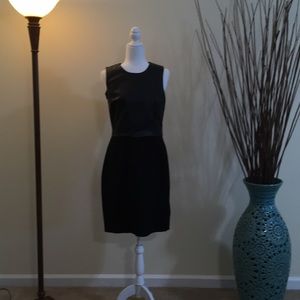 Chic Faux leather bodice sheath